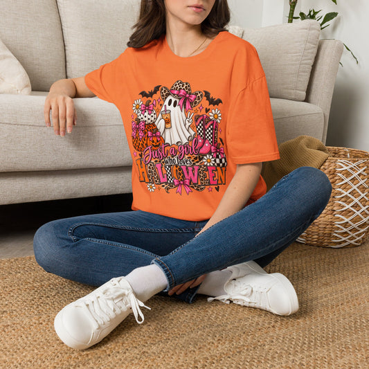 Leopard Halloween Ghost Graphic Tee