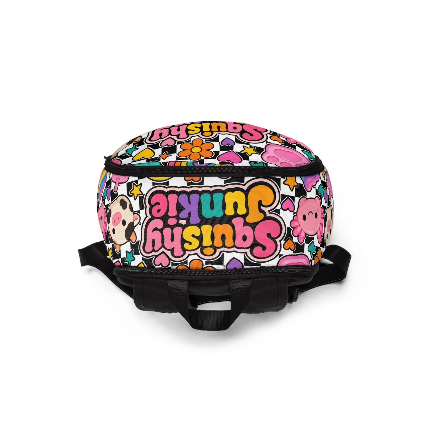 Squishy Junkie Pattern Backpack — Cute Kawaii Animal & Sweets Print