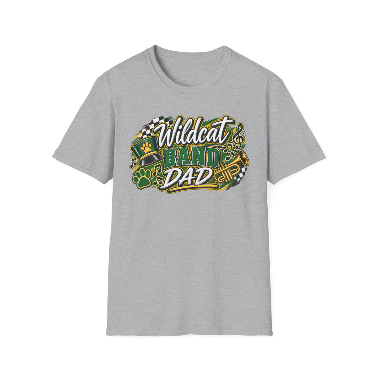 Softstyle Wildcat Band Dad T-Shirt