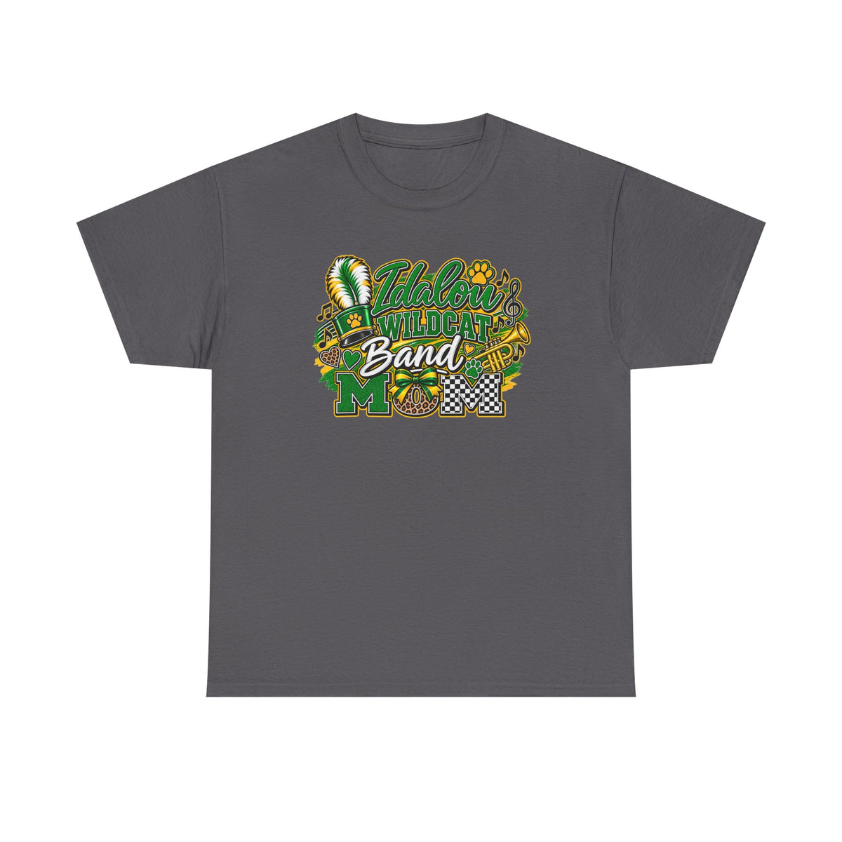 Wildcat Band Mom T-Shirt – School Spirit Marching Band Tee