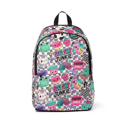 Squishy Junkie Kids Backpack — Cute Kawaii Cartoon Squishies Pattern