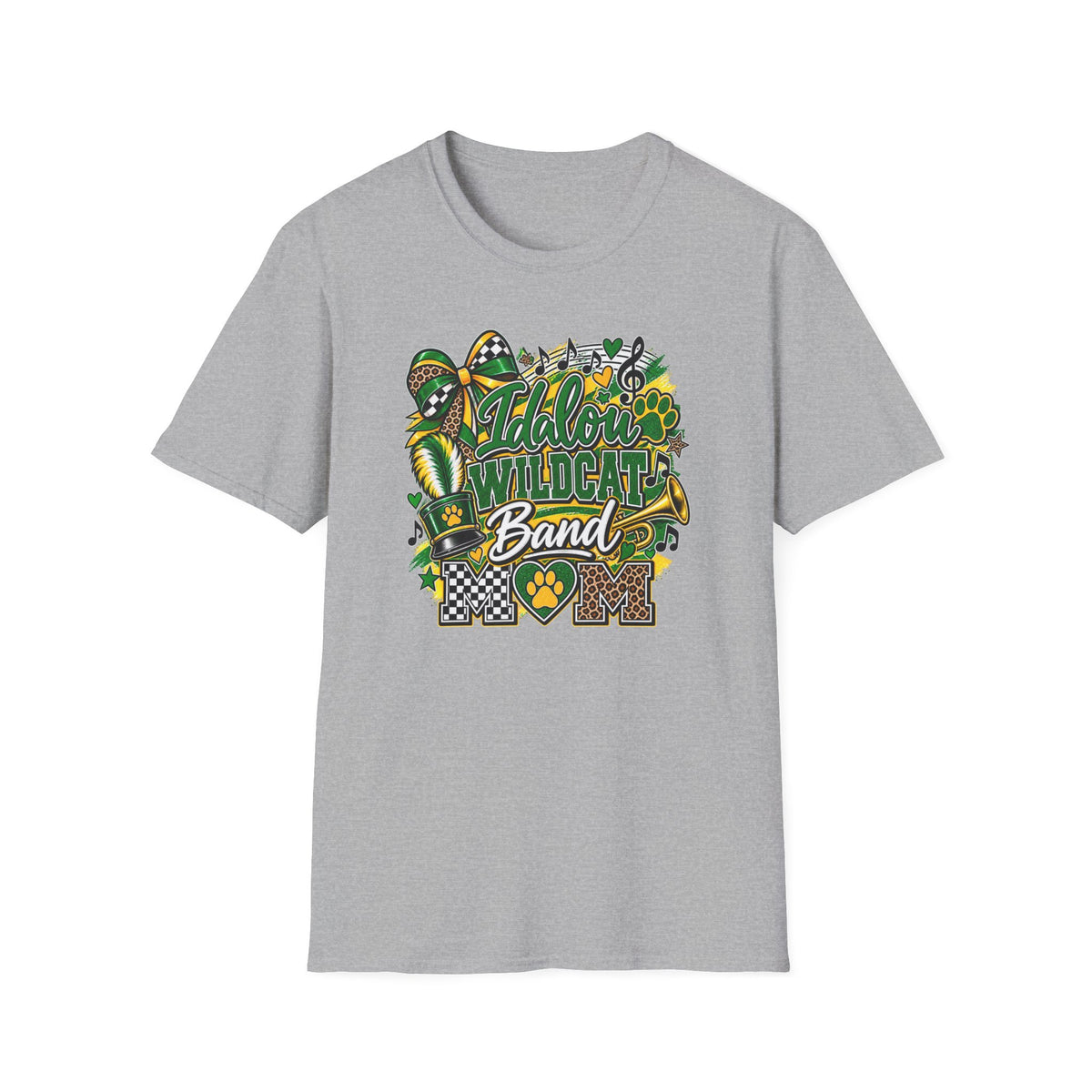 Soft Style Wildcat Band Mom Shirt