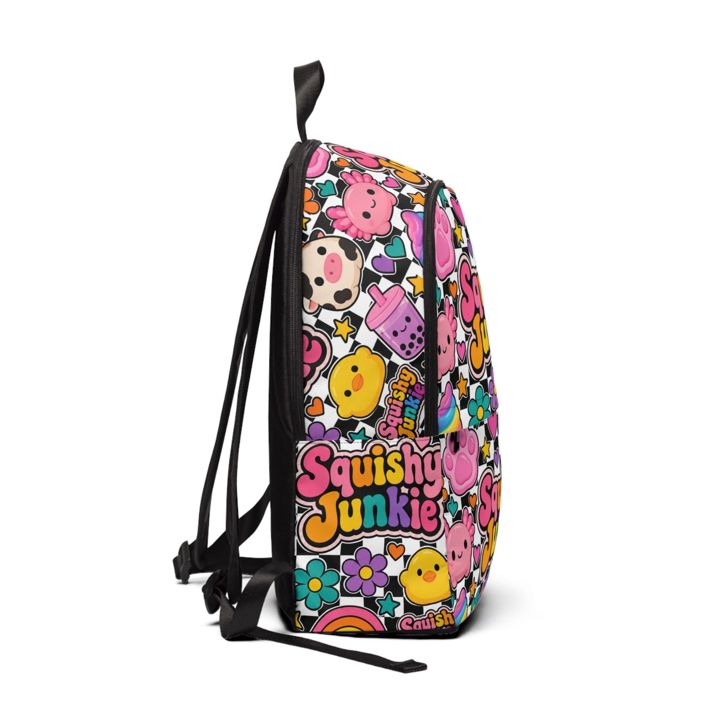 Squishy Junkie Pattern Backpack — Cute Kawaii Animal & Sweets Print