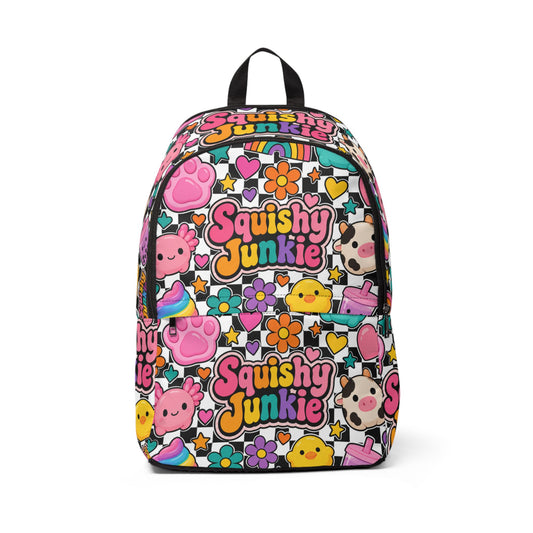 Squishy Junkie Pattern Backpack — Cute Kawaii Animal & Sweets Print