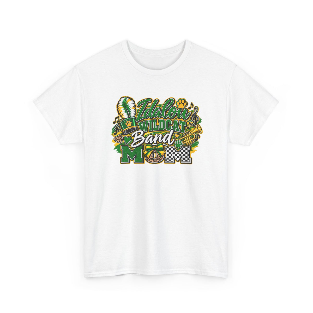 Wildcat Band Mom T-Shirt – School Spirit Marching Band Tee