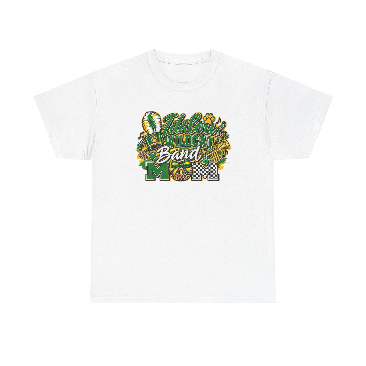 Wildcat Band Mom T-Shirt – School Spirit Marching Band Tee