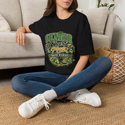 Senior Cheer Mom T‑Shirt — Senior Cheer Mom Wildcats Shirt