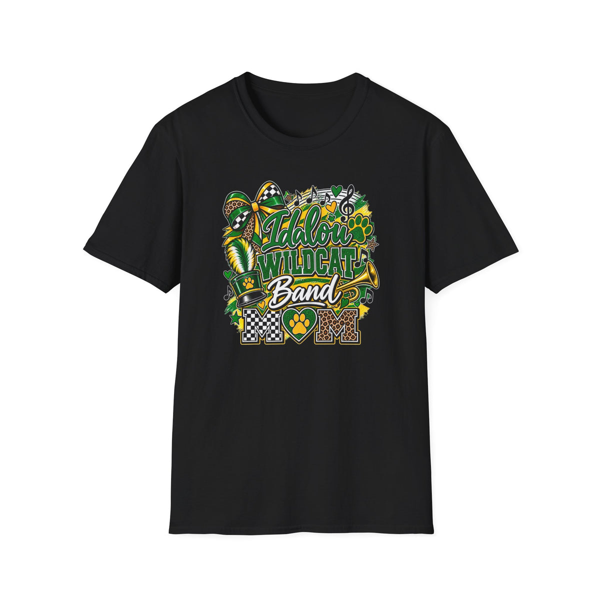 Soft Style Wildcat Band Mom Shirt