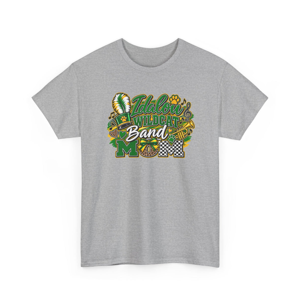 Wildcat Band Mom T-Shirt – School Spirit Marching Band Tee
