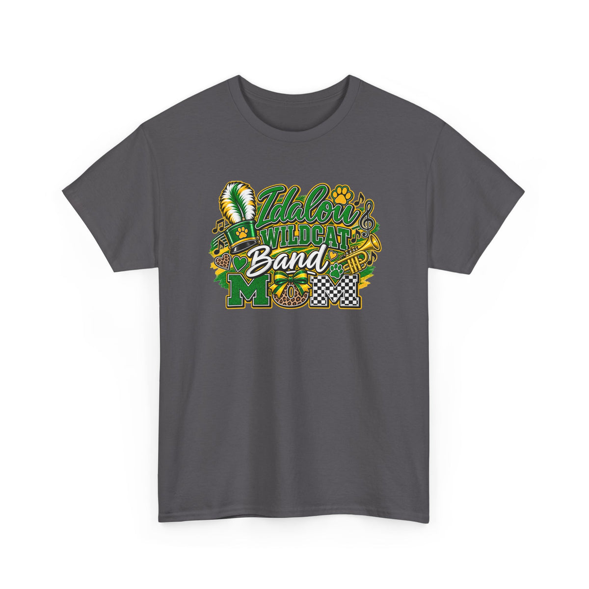 Wildcat Band Mom T-Shirt – School Spirit Marching Band Tee