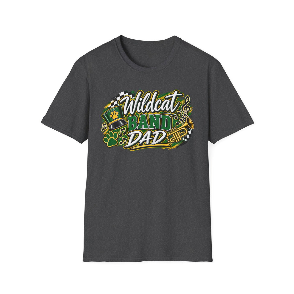Softstyle Wildcat Band Dad T-Shirt