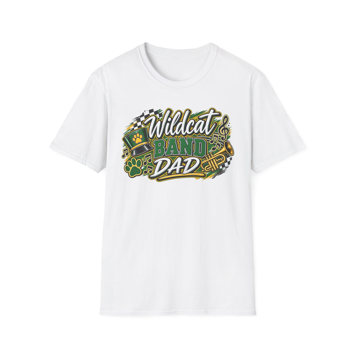 Softstyle Wildcat Band Dad T-Shirt