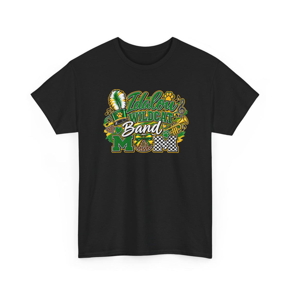 Wildcat Band Mom T-Shirt – School Spirit Marching Band Tee