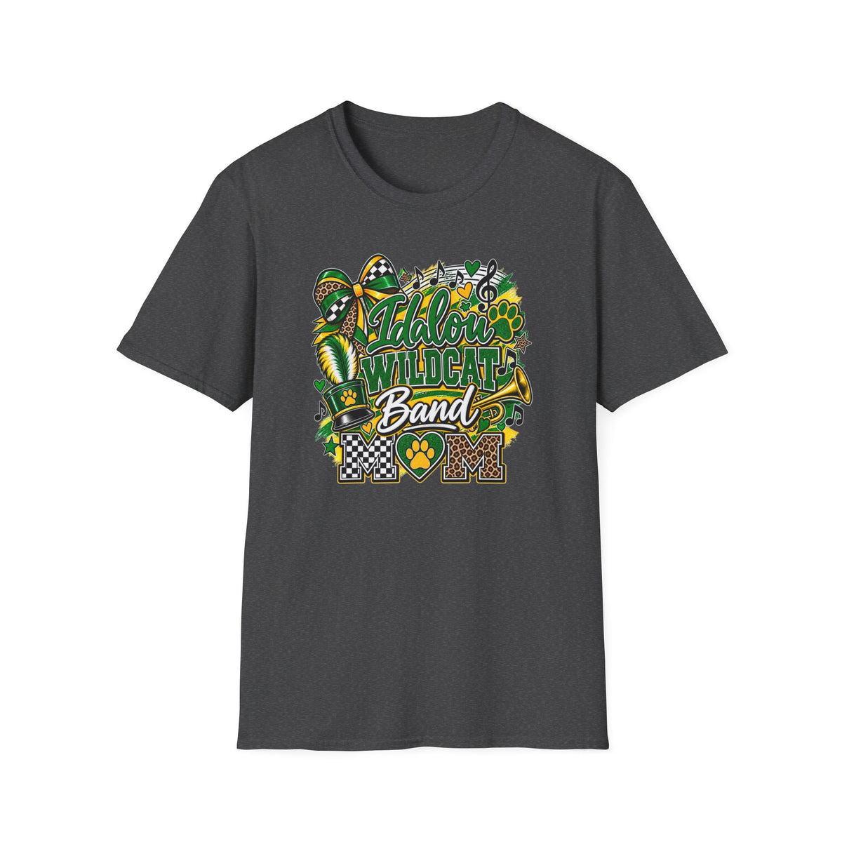 Soft Style Wildcat Band Mom Shirt