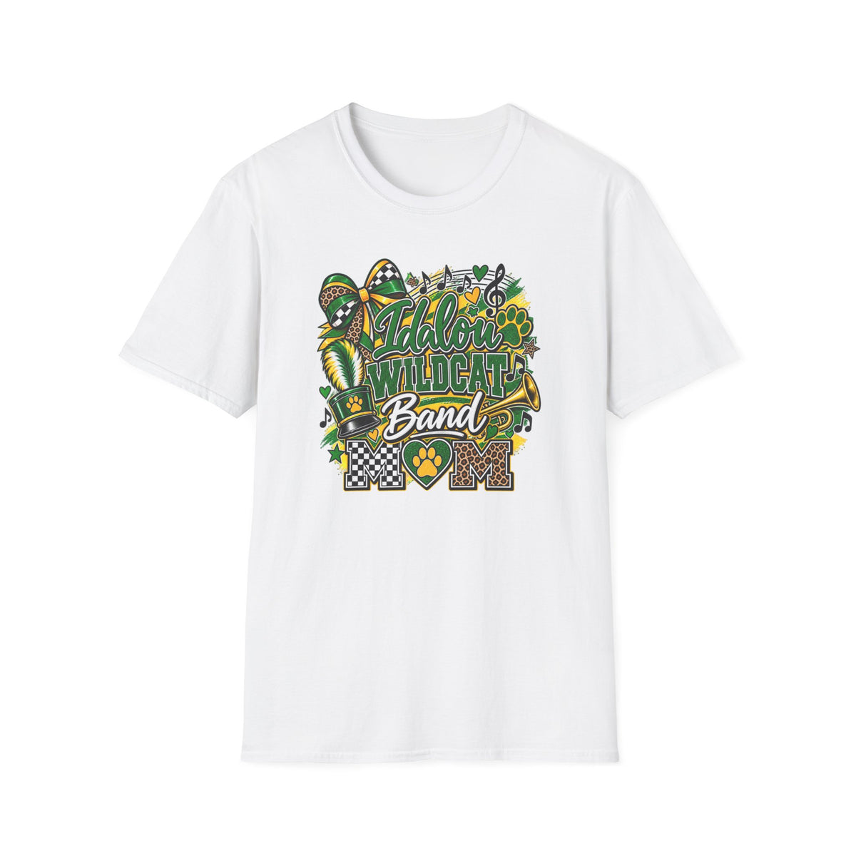 Soft Style Wildcat Band Mom Shirt