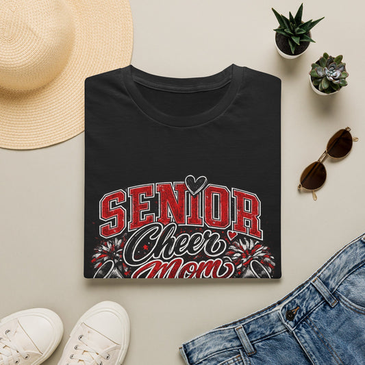 Senior Cheer Mom T-Shirt — Senior Cheerleading Mom Shirt (Slaton Tigers)