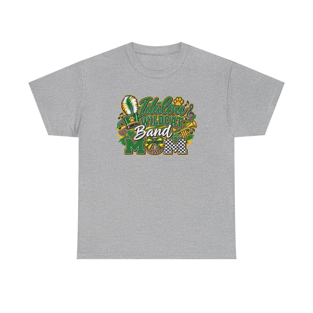 Wildcat Band Mom T-Shirt – School Spirit Marching Band Tee