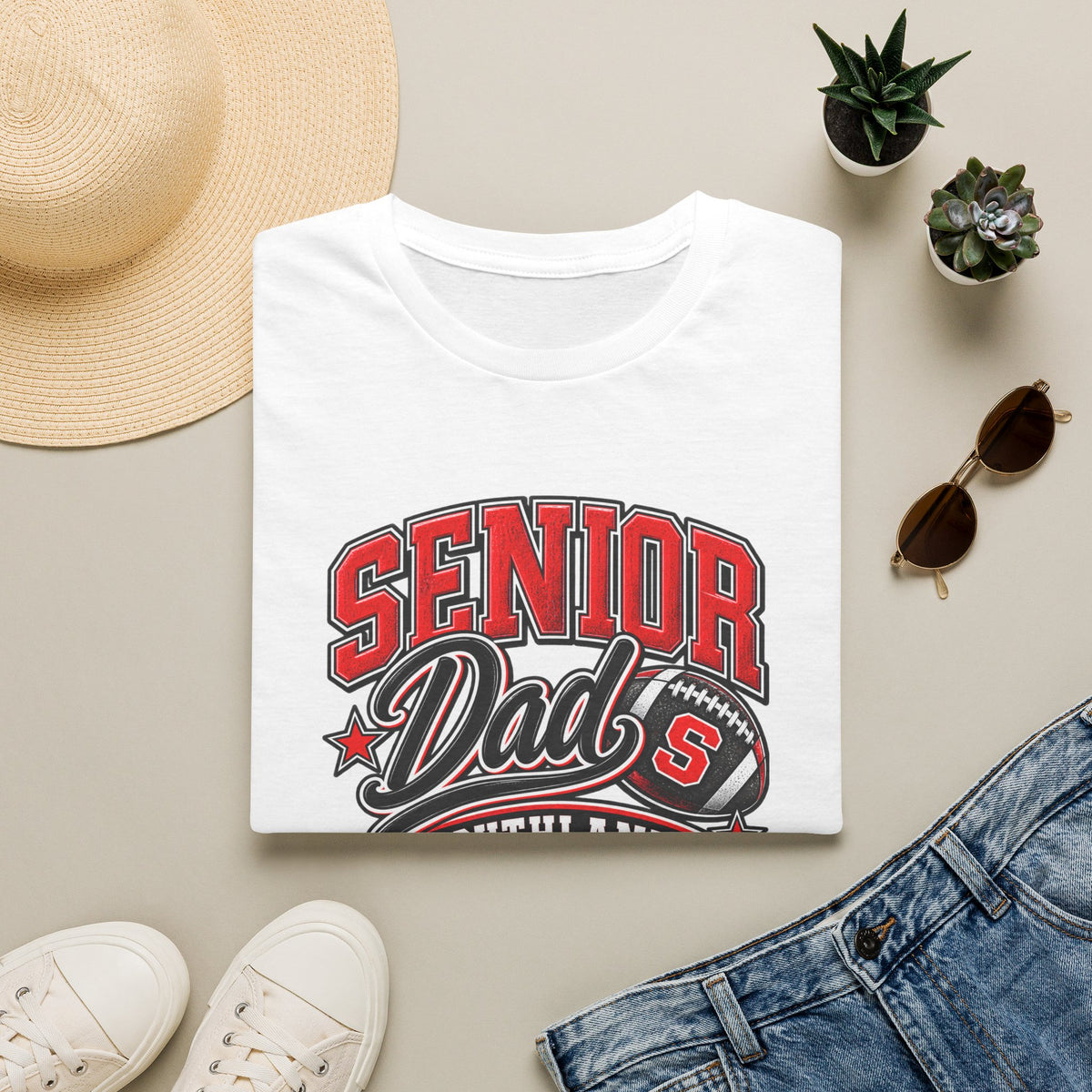 Southland Senior Dad Football-Blank Back